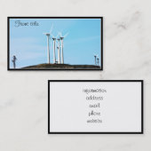 Windkracht (1) visitekaartje (Voorkant / Achterkant)