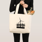 windkrachtomgeving grote tote bag (Voorkant (product))