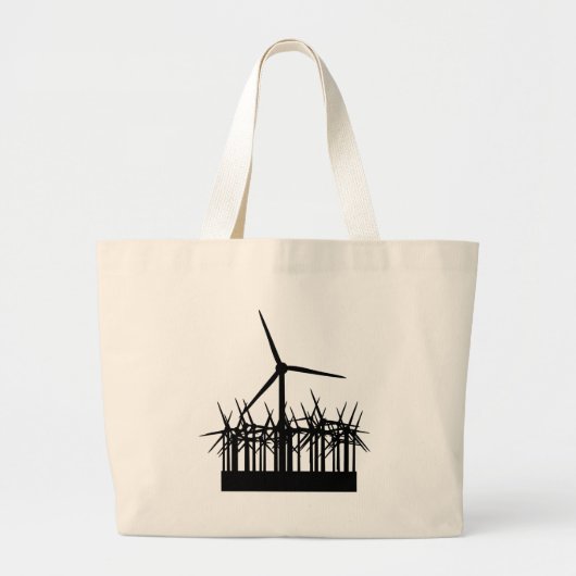 windkrachtomgeving grote tote bag (Voorkant)
