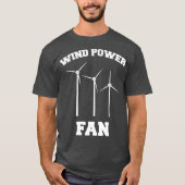 Windkrachtventilator boerderij grafisch ontwerp t-shirt (Voorkant)