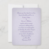 Windlavendel en ivoren grens kaart (Achterkant)