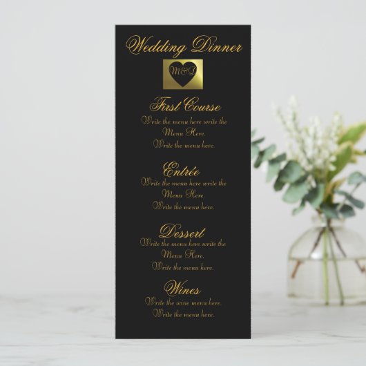 Windmenu | Roze Golden Collectie Menu (Staand voorkant)