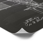 Windmill 1893 Patent Art Chalkboard Poster (Hoek)