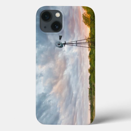 Windmill And Clouds At Sunset Case-Mate iPhone Case (Achterkant)