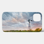 Windmill And Clouds At Sunset Case-Mate iPhone Case (Achterkant (horizontaal))
