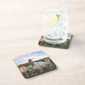 Windmill and flowers in Holland coaster Bier Onderzetter (Rechterzijde)