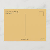 Windmill and Leiden Windmill Bridge Netherlands Briefkaart (Achterkant)