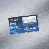 Windmill and Solar Panels | Energy Magnetisch Visitekaartje (Voorbeeld)