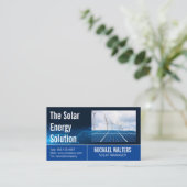 Windmill and Solar Panels | Energy Visitekaartje (Staand voorkant)