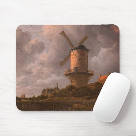 Windmill at Wijk bij Duurstede: Muismat (Met muis)