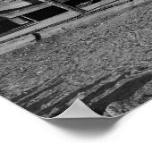 Windmill Black en White Foto Poster (Hoek)