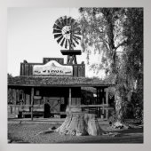  Windmill Black en White Foto Poster (Voorkant)