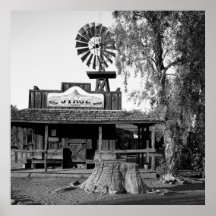 Windmill Black en White Foto