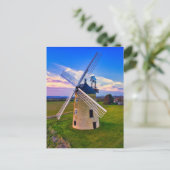 Windmill Blue Sky Briefkaart (Staand voorkant)