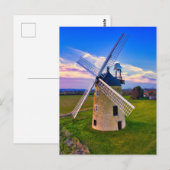 Windmill Blue Sky Briefkaart (Voorkant / Achterkant)