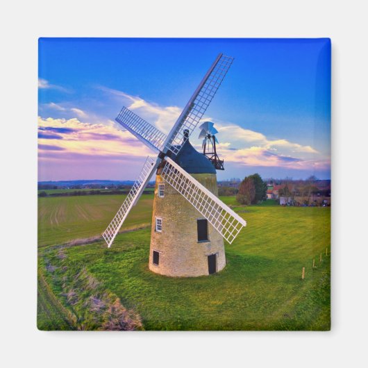 Windmill Blue Sky Magneet (Voorkant)
