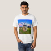 Windmill Blue Sky T-shirt (Voorkant volledig)