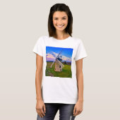 Windmill Blue Sky T-shirt (Voorkant volledig)