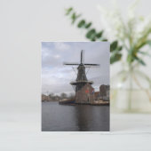 Windmill "De Adriaan", Haarlem Briefkaart (Staand voorkant)