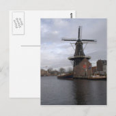 Windmill "De Adriaan", Haarlem Briefkaart (Voorkant / Achterkant)