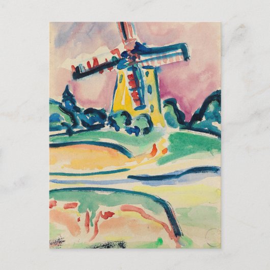 Windmill | Ernst Ludwig Kirchner Briefkaart (Voorkant)