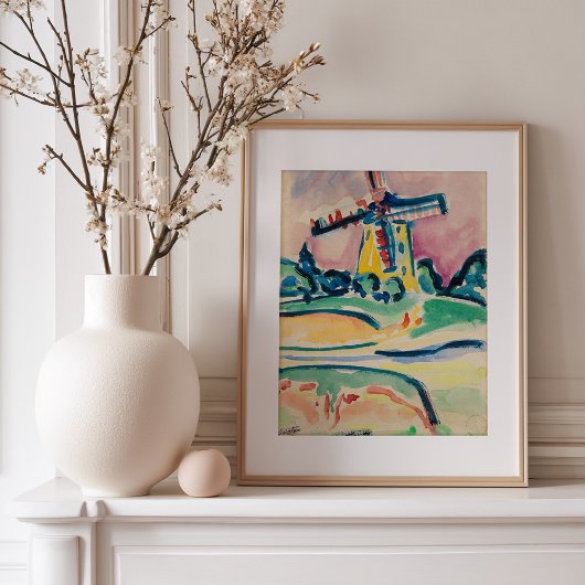 Windmill | Ernst Ludwig Kirchner Poster