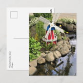 Windmill Garden Decor Briefkaart (Voorkant / Achterkant)