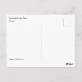 Windmill Garden Decor Briefkaart (Achterkant)