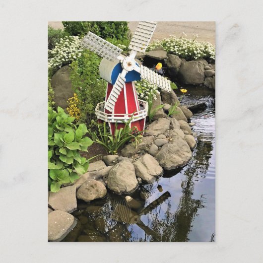 Windmill Garden Decor Briefkaart (Voorkant)