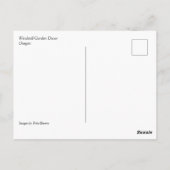 Windmill Garden Decor Briefkaart (Achterkant)