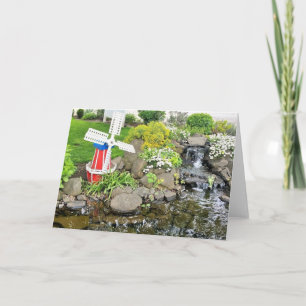 Windmill Garden Decor Kaart