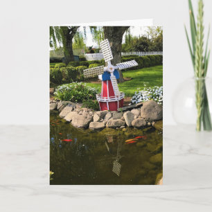 Windmill Garden Decor Kaart