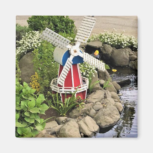 Windmill Garden Decor Magneet (Voorkant)