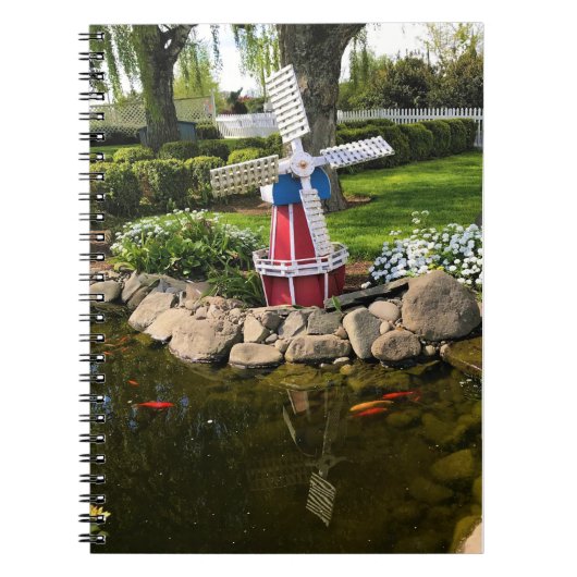 Windmill Garden Decor Notitieboek (Voorkant)