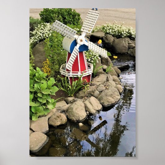 Windmill Garden Decor Poster (Voorkant)