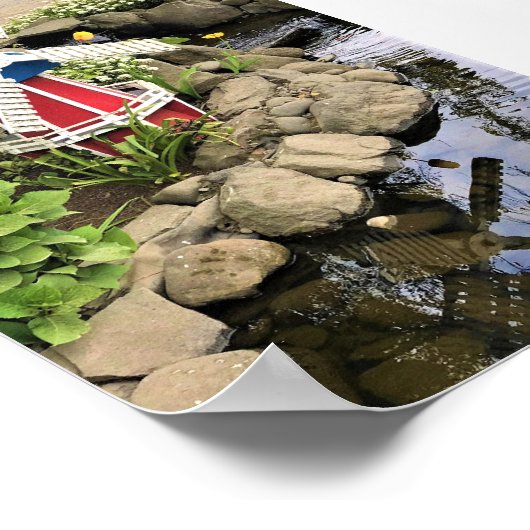 Windmill Garden Decor Poster (Hoek)