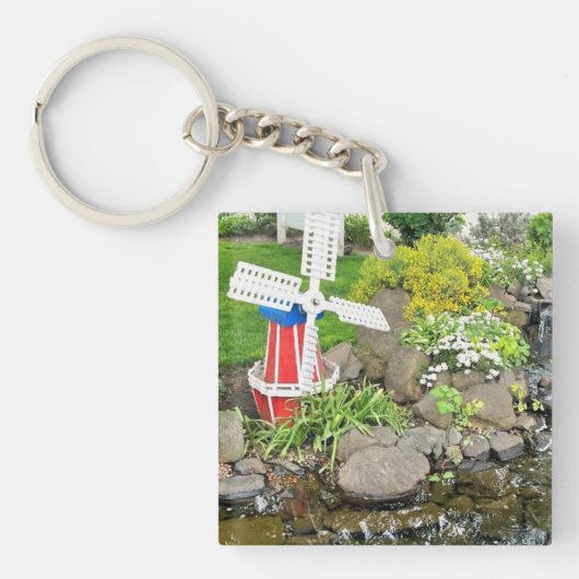 Windmill Garden Decor Sleutelhanger (voorkant)