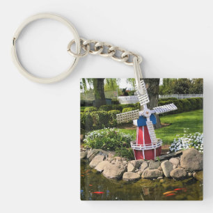 Windmill Garden Decor Sleutelhanger