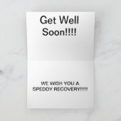 Windmill Get Well-kaart Kaart (Binnen)