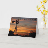 Windmill Get Well-kaart Kaart (Gele Bloem)
