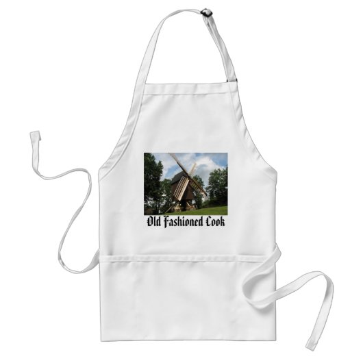 Windmill Gourmet Apron-Old Fashioned Cook Standaard Schort (Voorkant)