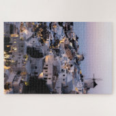 Windmill Greece Santorini Summer Houses Zee Legpuzzel (Horizontaal)