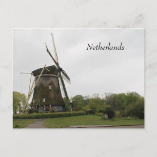 Windmill, Holland, Nederland, Amsterdam, Nederland Briefkaart