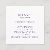 Windmill Holland Nederlands Europa Fototoerisme Vierkante Visitekaartje (Achterkant)