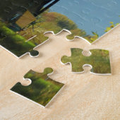 Windmill in Kinderdijk Nederland Legpuzzel (Zijkant)