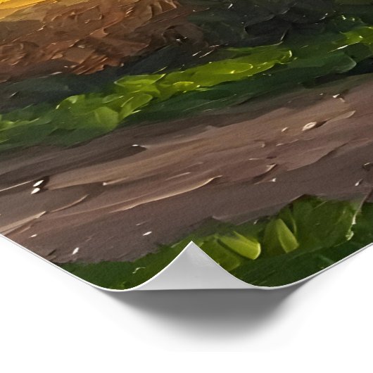 Windmill In The Countryside Poster (Hoek)