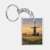 Windmill In The Countryside Sleutelhanger (Voorkant Links)