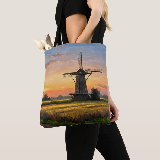 Windmill In The Countryside Tote Bag (Dichtbij)