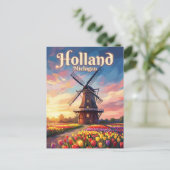 Windmill Island Gardens VS Briefkaart (Staand voorkant)