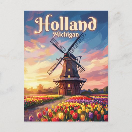 Windmill Island Gardens VS Briefkaart (Voorkant)
